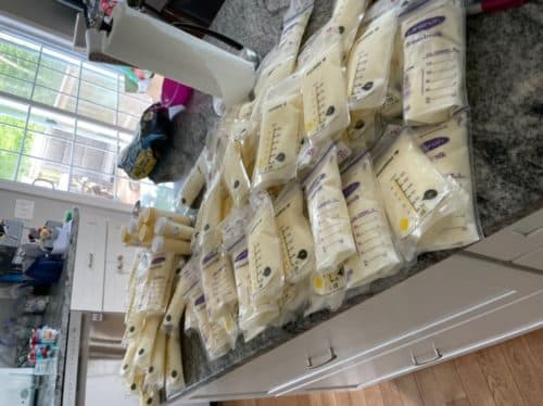 240 Ounces Breast Milk For Sale Dated Julyaugust 2022